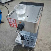 单头全自动蒸汽奶泡机奶茶饮品咖啡加热免接水管商用不锈钢蒸汽机