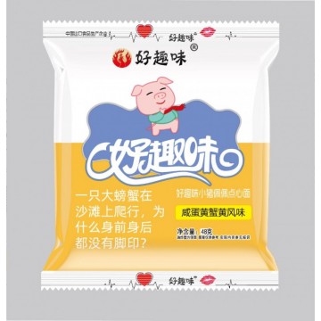 咸蛋黄蟹黄风味-好趣味小猪佩佩点心面