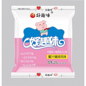 蜜汁猪排风味-好趣味小猪佩佩点心面